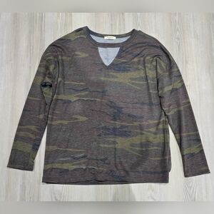 Promesa Army Green Camo Long Sleeve Shirt Size L